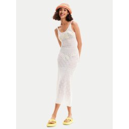 Desigual Strand ruha Kenia 24SWMF02 Fehér Regular Fit