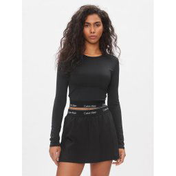 Calvin Klein Performance Blúz 00GWS4K262 Fekete Slim Fit