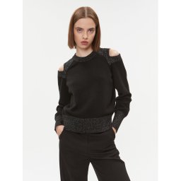 DKNY Sweater P3MSCJ79 Fekete Regular Fit