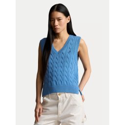 Polo Ralph Lauren Sweater 211906205003 Kék Regular Fit