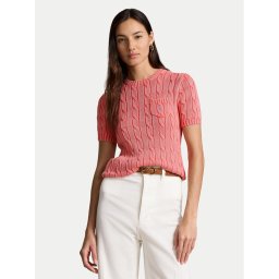 Polo Ralph Lauren Sweater 211935306001 Rózsaszín Slim Fit