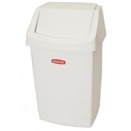 Billenős szemetes, 25 l, CURVER \Click-It\, fehér
