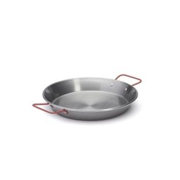 Paella vasserpenyő piros füllel, 28 cm