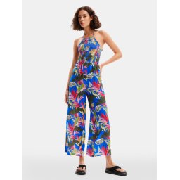 Desigual Kezeslábas Tropical Party 24SWMW22 Színes Regular Fit