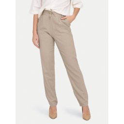 ONLY Szövet nadrág Caro Poptrash 15278710 Bézs Comfort Fit