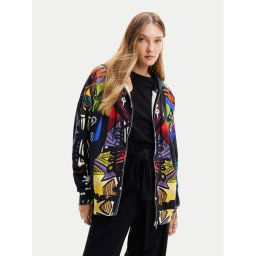 Desigual Pulóver MONSIEUR CHRISTIAN LACROIX Cubism 24SWSK36 Színes Oversize