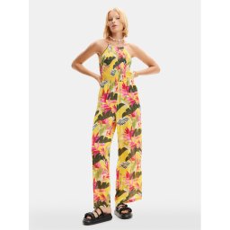 Desigual Kezeslábas Tropical Party 24SWMW22 Színes Relaxed Fit