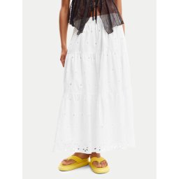 Desigual Maxi szoknya Vicenza 24SWFW05 Fehér Regular Fit