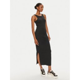 Pieces Hétköznapi ruha Ruka 17136447 Fekete Slim Fit