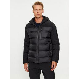 KARL LAGERFELD Pehelykabát 505 029 534 596 Fekete Regular Fit