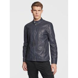 Guess Műbőr dzseki M3GL08 WF4N0 Sötétkék Regular Fit