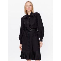 KARL LAGERFELD Hétköznapi ruha 226W1302 Fekete Regular Fit