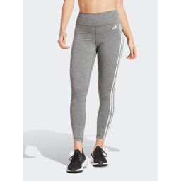 adidas Leggings Train Essentials 3-Stripes High-Waisted 7/8 Leggings IC8296 Szürke