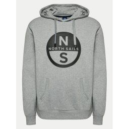 North Sails Pulóver 691223 Szürke Regular Fit