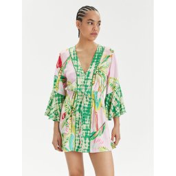 Maaji Kimonó Retro Palms PT2472CPO001 Színes Relaxed Fit