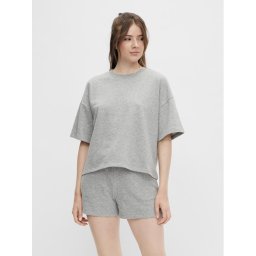Pieces Póló Chilli Summer 17118870 Szürke Loose Fit