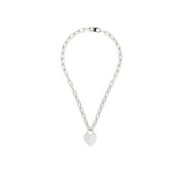 Fossil Nyaklánc Harlow Linear Texture Heart JF04657040 Ezüst