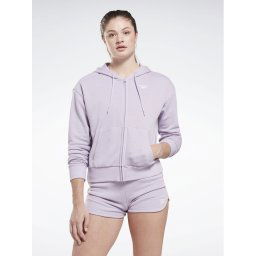Reebok Pulóver Identity Small Logo H54753 Lila Regular Fit