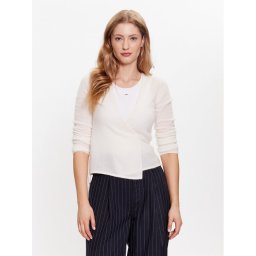 American Vintage Kardigán Gilets XIN19AH23 Ekru Regular Fit