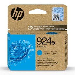 HP 924e (4K0U7NE) - eredeti patron, cyan (azúrkék)