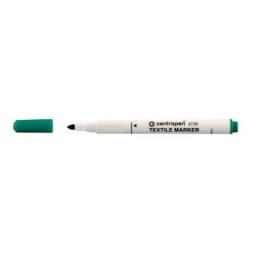 Marker Centropen 2739 textilekhez zöld hengeres hegy 3,5 mm