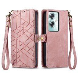 GEOM Wallet tok Oppo A79 5G rózsaszínhez