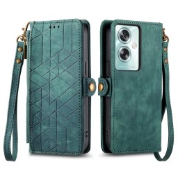 GEOM pénztárca tok Oppo A79 5G zöld színben