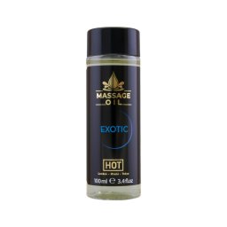 HOT - bőrápoló erotikus masszázsolaj egzotikus illattal (100 ml)