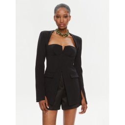 Patrizia Pepe Zakó 8S0490/J129-K103 Fekete Slim Fit