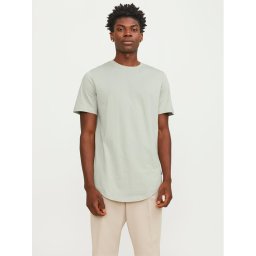 Jack&Jones Póló Noa 12113648 Zöld Long Line Fit