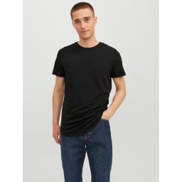 Jack&Jones Póló Noa 12113648 Fekete Long Line Fit