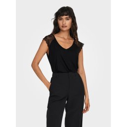 ONLY Blúz Petra 15315803 Fekete Slim Fit