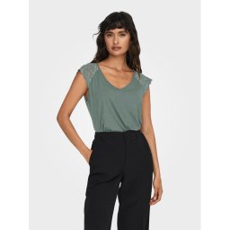 ONLY Blúz Petra 15315803 Zöld Slim Fit