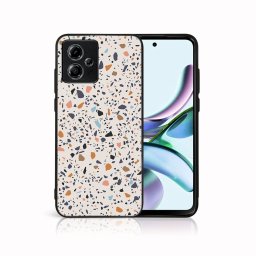 PROTEMIO MY ART Védőburkolat: Motorola Moto G54 5G / G54 5G Power Edition BEIGE TERRAZZO (162)
