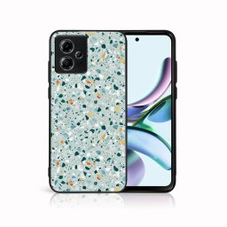 PROTEMIO MY ART Védőburkolat a Motorola Moto G54 5G / G54 5G Power Edition számára BLUE TERRAZZO (164)