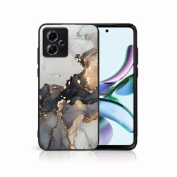 PROTEMIO MY ART Védőburkolat a Motorola Moto G54 5G / G54 5G Power Edition számára GREY MARBLE (140)