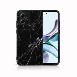 PROTEMIO MY ART Védőburkolat a Motorola Moto G54 5G / G54 5G Power Edition számára BLACK MARBLE (142)