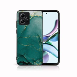 PROTEMIO MY ART Védőburkolat a Motorola Moto G54 5G / G54 5G Power Edition számára GREEN MARBLE (145)