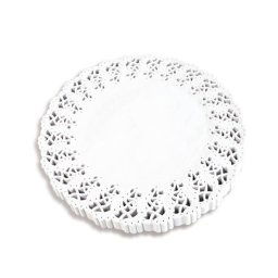 Tortacsipke kerek átmérő: 23 cm 100 db/csomag fehér