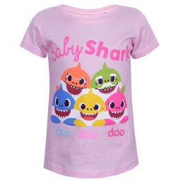 Baby Shark rövid ujjú póló rózsaszín