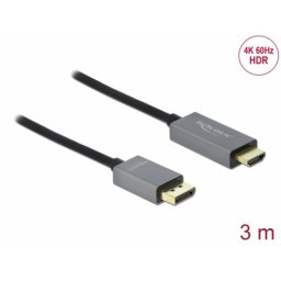 aktív DisplayPort 1.4 - HDMI 4K60Hz HDR 3m