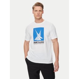 Helly Hansen Póló Hp Race Graphic T-Shirt 34419 Fehér Regular Fit