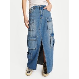 One Teaspoon Farmer szoknya 90's 26248 Kék Regular Fit