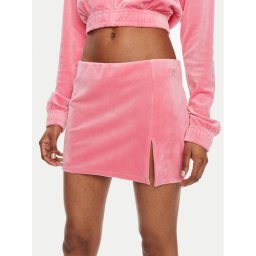 Juicy Couture Miniszoknya Maxy JCWGS24307 Rózsaszín Slim Fit