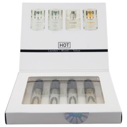 HOT LMTD feromon parfüm csomag nőknek (4 × 5 ml)