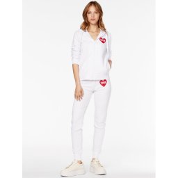 LOVE MOSCHINO Melegítő W002801E 2246 Fehér Regular Fit
