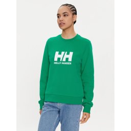 Helly Hansen Pulóver Logo 2.0 34462 Zöld Regular Fit