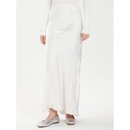 Gina Tricot Maxi szoknya 22969 Fehér Regular Fit