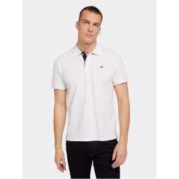 Tom Tailor Pólóing 1027713 Fehér Regular Fit