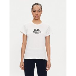 Helly Hansen Póló W Core Graphic T-Shirt 54080 Fehér Regular Fit